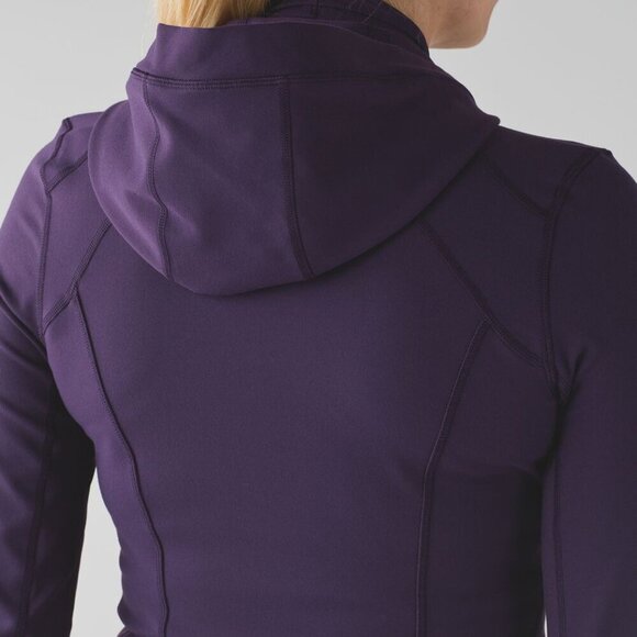 Lululemon Daily Practice Jacket Deep Zinfandel- Size 4 - Picture 5 of 15